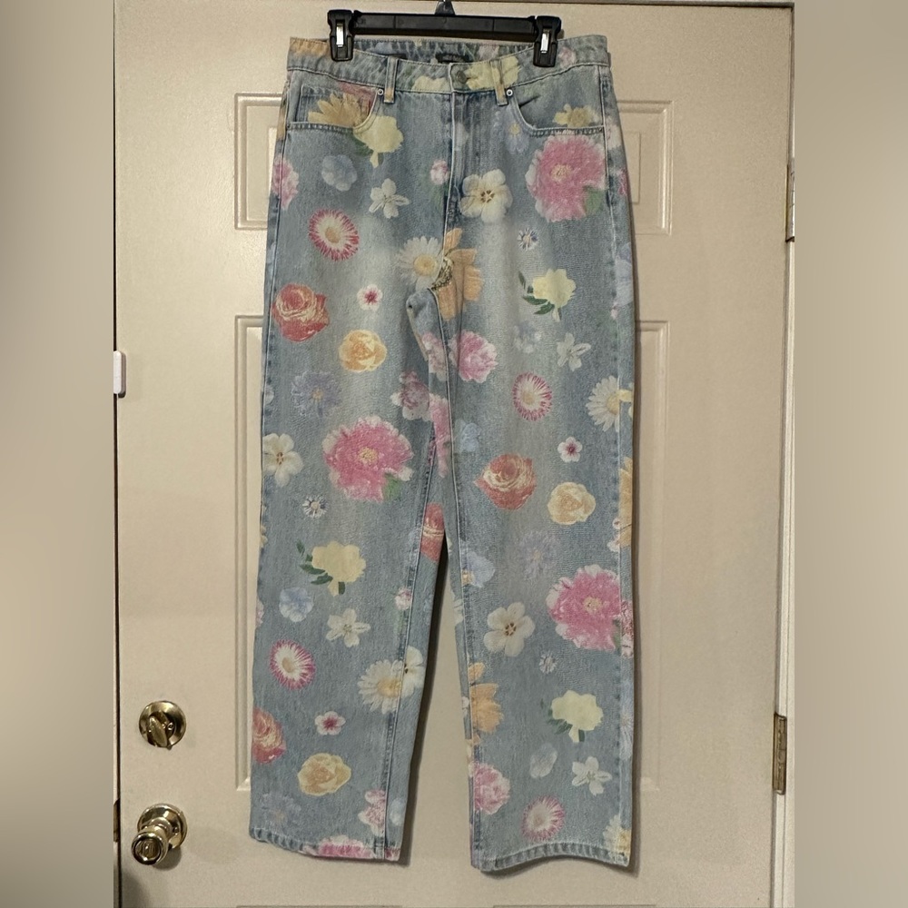 Wild fable floral mom jeans NWOT